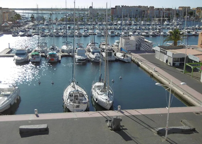 Gruissan: T2 Mezzanine 6 Pers, Proche Plage, Parking Prive - Fr-1-796-35 דירה גרואיסאן