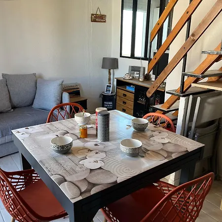 Gruissan: T2 Mezzanine 6 Pers, Proche Plage, Parking Prive - Fr-1-796-35 Διαμέρισμα *
