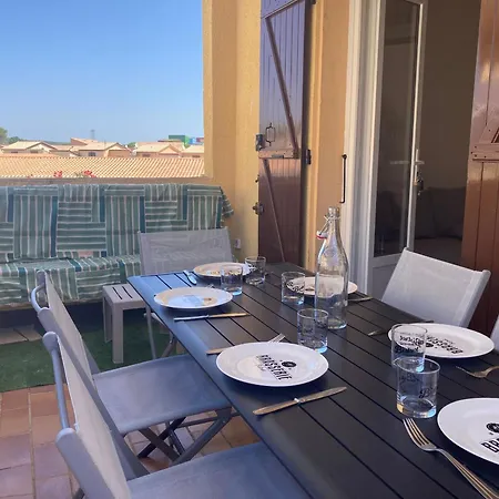 Gruissan: T2 Mezzanine 6 Pers, Proche Plage, Parking Prive - Fr-1-796-35 Διαμέρισμα Gruissan