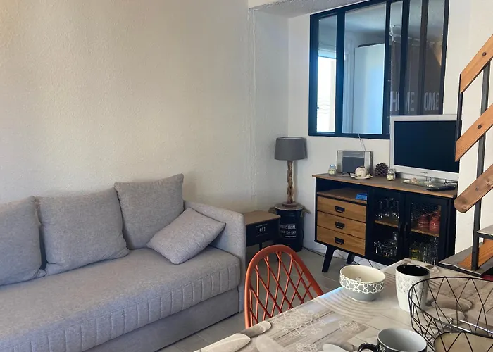 아파트 Gruissan: T2 Mezzanine 6 Pers, Proche Plage, Parking Prive - Fr-1-796-35 그륏상